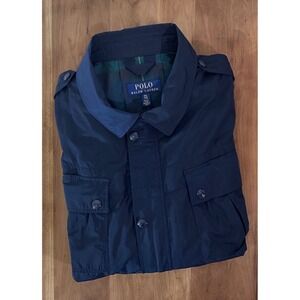 Men's POLO RALPH LAUREN Coat Jacket,‎ Aviator Navy, Oxford, NWT